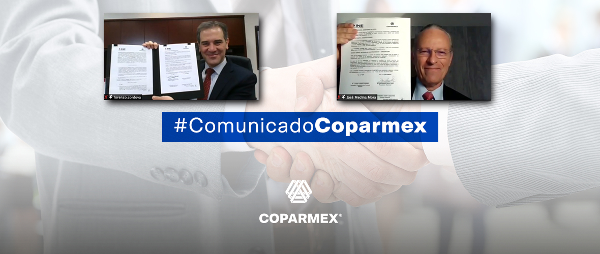 Coparmex respalda decisiones del INE por su apego a la Ley y propone que