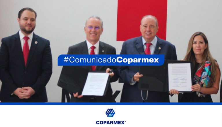 Firman Coparmex y Cruz Roja convenio de colaboración para promover la