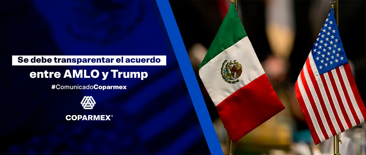 Se debe transparentar el acuerdo entre AMLO y Trump