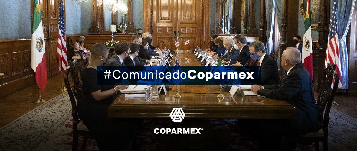 Reconoce Coparmex cooperación de EU para apoyar reforma laboral y