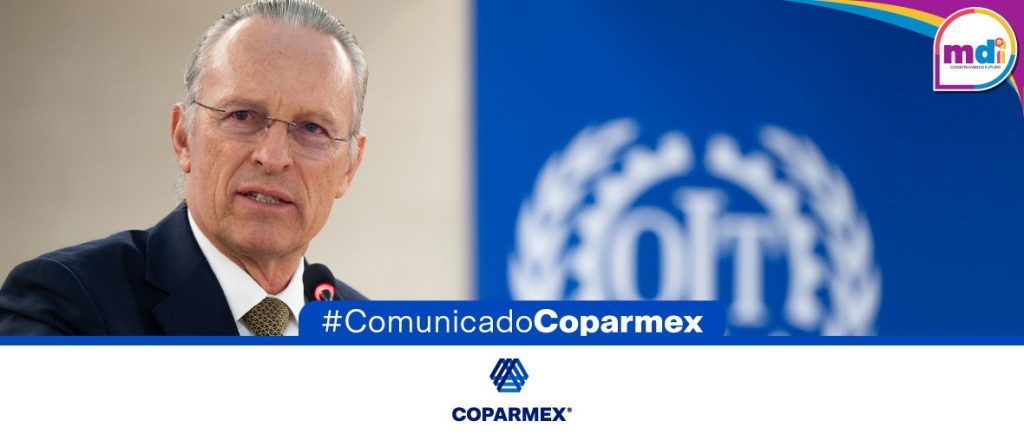 Coparmex presenta, en la Conferencia Internacional del Trabajo en Ginebra, su propuesta de Modelo de Desarrollo Inclusivo, para garantizar Justicia Social, Seguridad y Paz en México