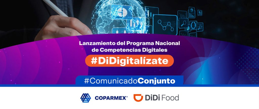 Lanzan DiDigitalízate, programa de competencias digitales con el que capacitarán a más 10 mil MiPyMes restauranteras