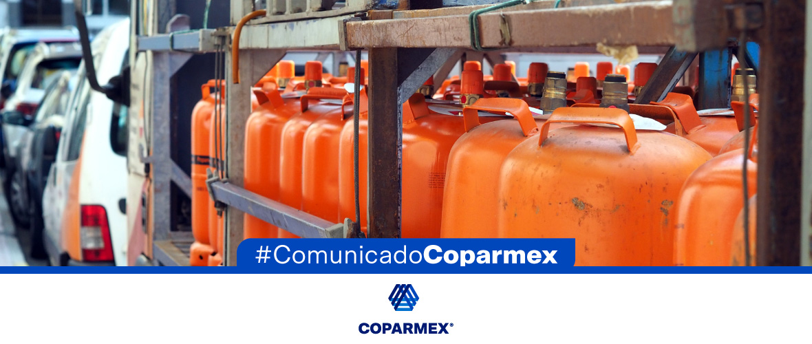 Coparmex pide revisar el modelo de precios del gas LP para garantizar la