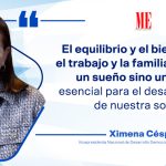 Equilibrio y bienestar entre la familia y el trabajo.