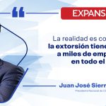 La extorsión, la mayor amenaza para el empleo en México.